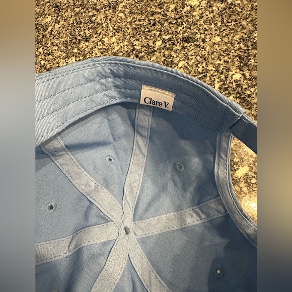 Clare V Oui Baseball cap, blue - Picture 7 of 8